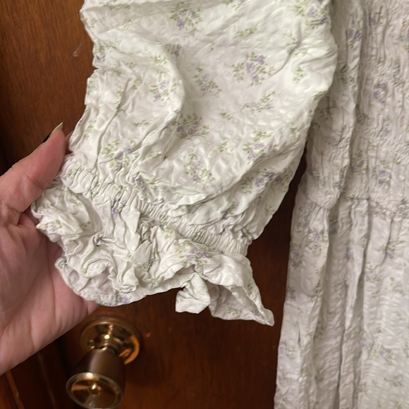 H&M wildflower smocked midi maxi dress - Picture 5 of 10